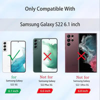 Samsung Galaxy S22 szilikon védőtok mikroszálas béléssel, sötétkék 2