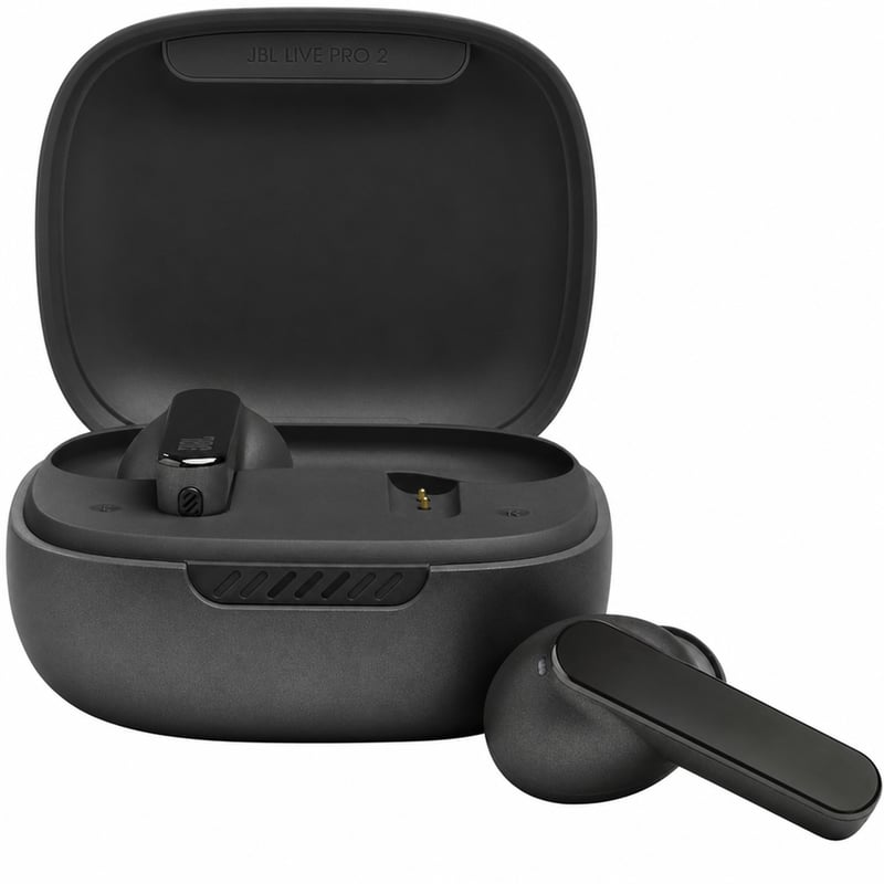 JBL Live Pro 2 TWS True Wireless fülhallgató zajszűréssel — hibás, alkatrésznek: töltőről lehúzva nem működik (állapot: lásd a 2. képet)