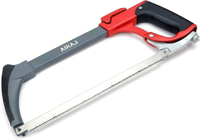 AIRAJ állítható fémfűrészkeret 300 mm-es pengéhez