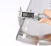 GFTIME 35x10.5 cm Rozsdamentes Acél Égő Fedél Csere Alkatrész Landmann Grillhez, Hőeloszlató Pajzs Tartozék, 3 Darabos 6