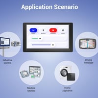 ELECROW 7" ESP32 HMI érintőképernyős monitor, 800x480 RGB TFT LCD, LVGL/Esphome kompatibilis 6