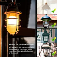 DiCUNO E27 LED Izzó Mozgásérzékelővel - 12W=100W, 1100LM, Meleg Fehér 3000K, 360° Radar Szenzor, Energiatakarékos, Beltéri-Kültéri, 2db Szet 5