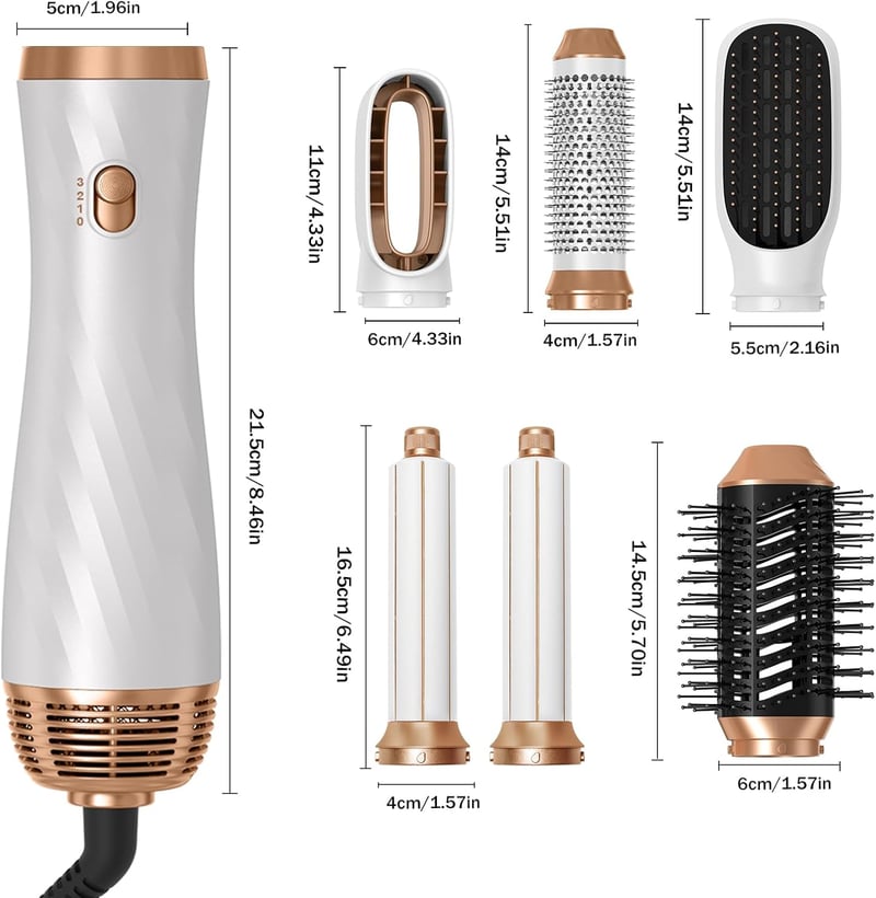 Revlon 6 az 1-ben Hajformázó Légkefe Szett