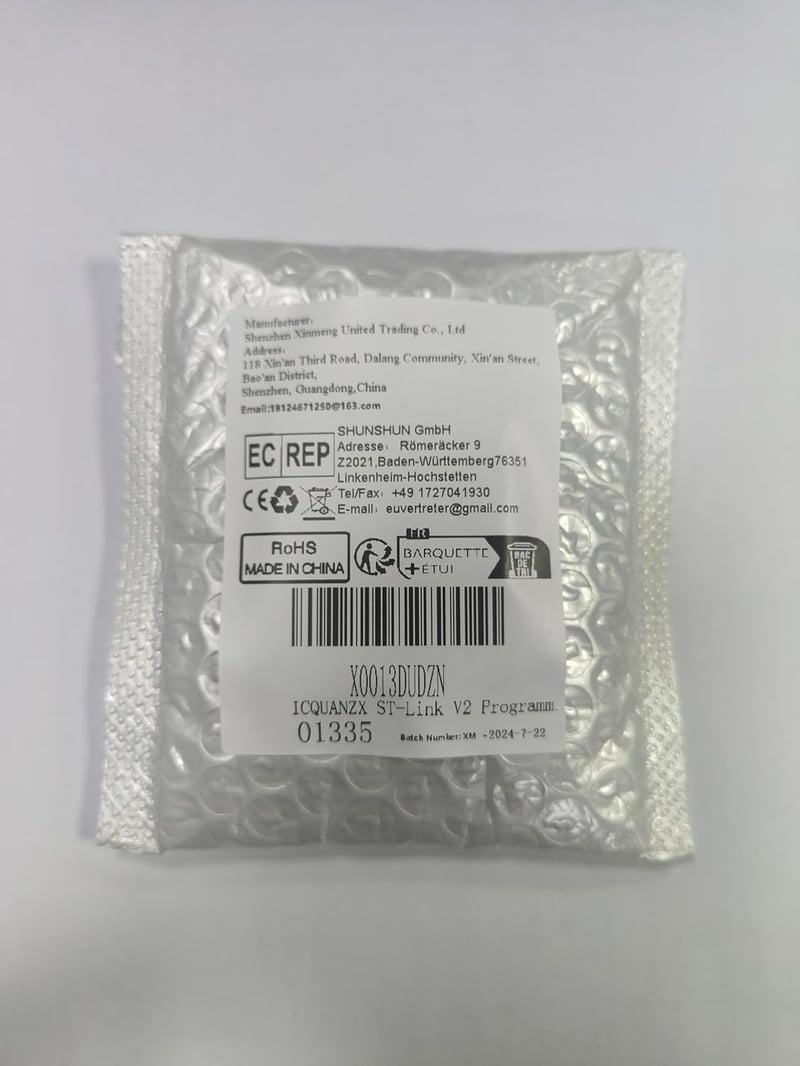 STM8/STM32 Programozó - ICQUANZX ST-Link V2 Mini Emulátor (Véletlenszerű szín)