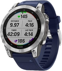 Garmin sport órákhoz sötétkék szilikon szíj - Újracsomagolt 1