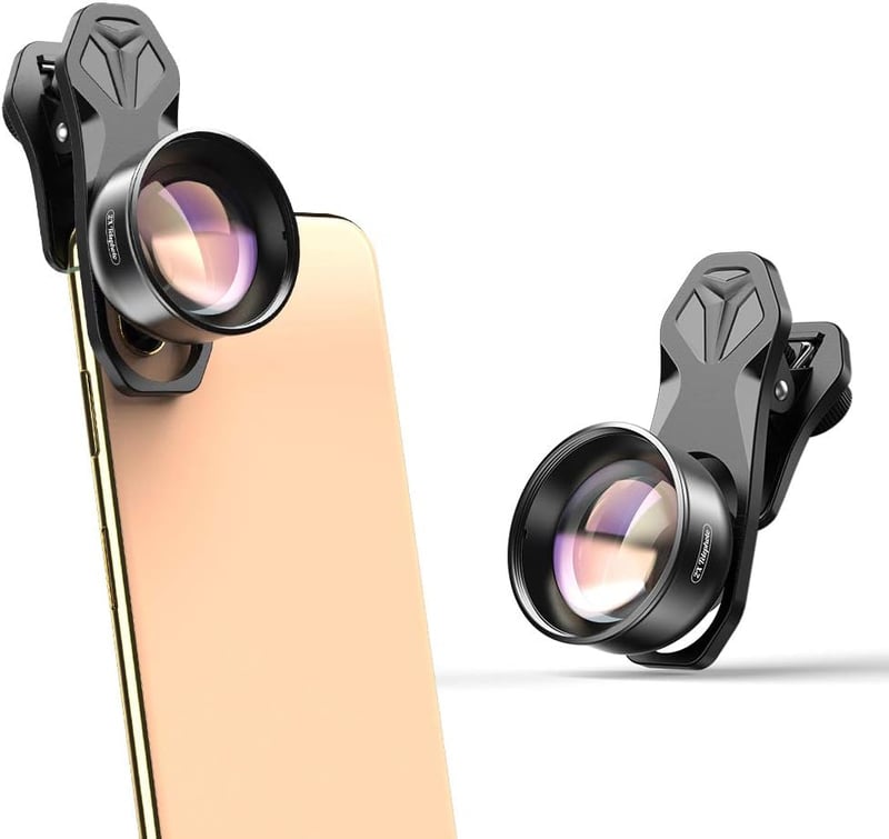 Apexel 2X Telefotó Portréobjektív Okostelefonokhoz - iPhone, Samsung, Huawei