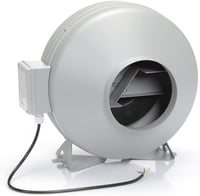 STERR IDC100 Ipari Radiál Csőventilátor 100 mm - 230V/51W Fémházas Elszívó Ventilátor 262 m³/h Légszállítással 2