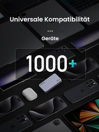UGREEN Nexode Pro 65W USB-C GaN Töltő - 3 Portos Gyorstöltő MacBook, iPad, iPhone 16, Galaxy S24, Dell XPS Készülékekhez, EU/US/UK Csatlakoz 7