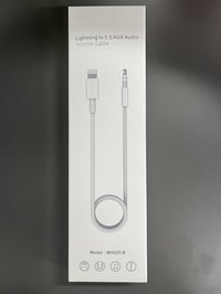 iPhone AUX kábel autóba és otthoni hangrendszerekhez - 1m, fehér 9