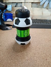 Bidon de silicon pentru fotbal Klick&GO 550 ml pentru copii și adulți, pliabil — lipsește carabiniera (stare: vezi a 2-a imagine) 3