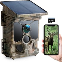 CEYOMUR 4K 30fps WiFi vadkamera, 46MP, 120° érzékelés, éjjellátó, IP66 1