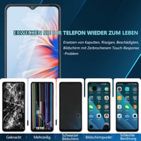 RongZy Xiaomi Redmi Note 11 LCD Kijelző és Érintőpanel Csere Kerettel - Fekete Színben, Szerelő Eszközökkel, Kompatibilis 2201117TG/TI/TY/TL 3