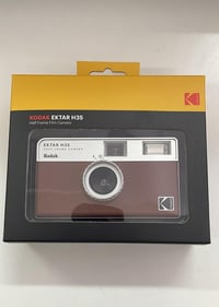 KODAK EKTAR H35 Barna Analóg Fényképezőgép 35mm-es Filmhez, Újrahasználható 10