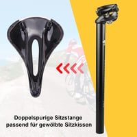 Meghna 350 mm Fekete Állítható Kerékpár Nyeregcső 4