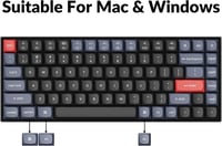 Keychron K2 Pro vezeték nélküli mechanikus billentyűzet, QMK/VIA, cserélhető kapcsolók, 75% elrendezés 8