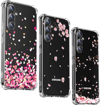 Samsung Galaxy A24 Átlátszó Rózsaszín Ütésálló TPU Szilikon Tok 1