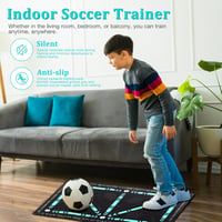 Mineup Futball Tréningszőnyeg 40x60cm - Csúszásgátló Labdakontroll Edzőszőnyeg Gyerekeknek, Kék Diatomit Anyagból, Lépéstechnika Fejlesztő 6