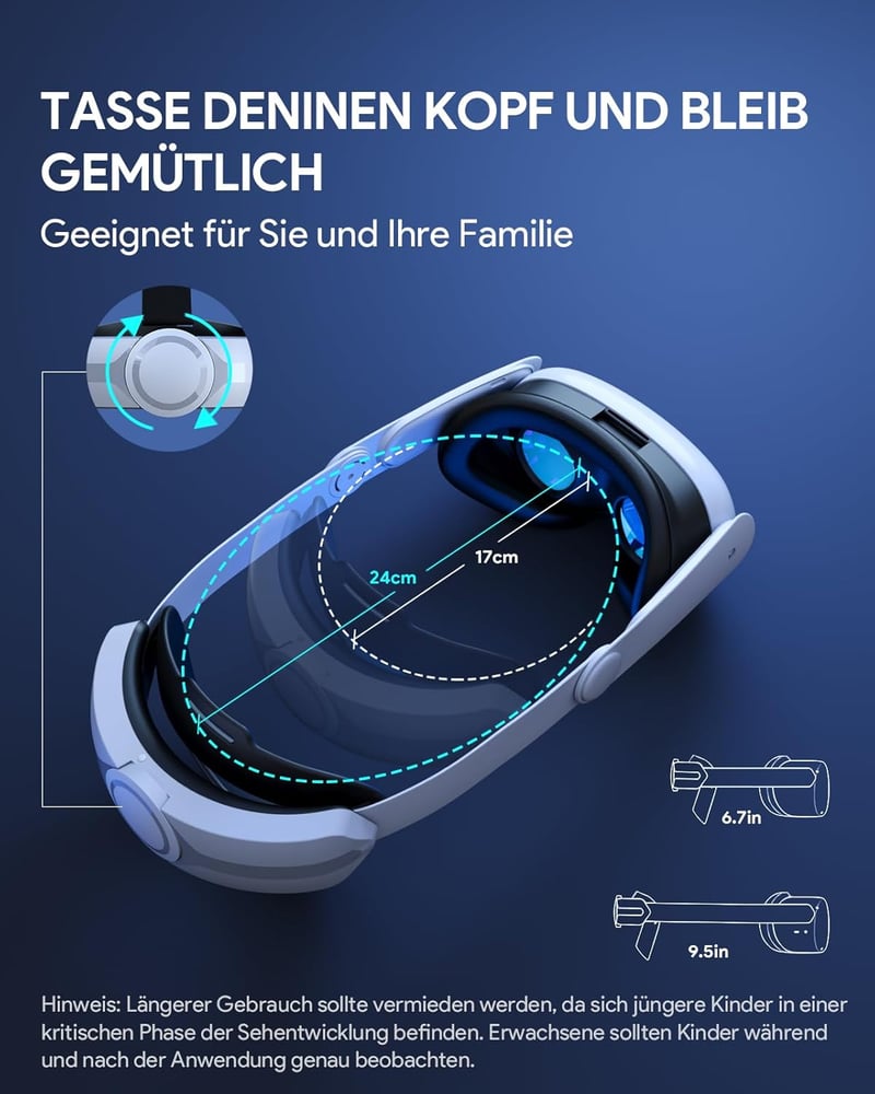 Meta Quest 3 Elite Akkumulátoros Fejpánt - 8000 mAh, +4 Óra Játékidő