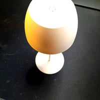 Lampă de birou mini LED BRILONER, cu touch, reglabilă, USB-C, bej — defectă, pentru piese: nu se aprinde după încărcare (stare: vezi a doua imagine) 3