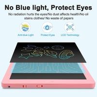 JOEAIS 8,5 colos rózsaszín LCD írótábla gyerekeknek, iskolába és irodába 7