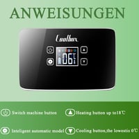 Yopyuenn Hordozható Inzulinhűtő 3 Akkumulátorral - Intelligens Gyógyszerhűtő LCD Kijelzővel, 2-8°C Hőmérséklet-szabályozás, Utazáshoz, Autób 5