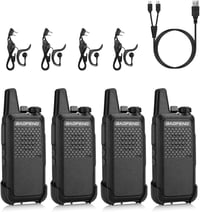 Baofeng GT-22 PMR 446 Walkie Talkie szett, 3km hatótáv, 16 csatorna, headsettel (4db) 1