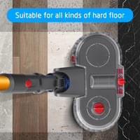 DrRobor Elektromos Felmosó Adapter Dyson V12 Detect Slim Porszívóhoz - Levehető Víztartállyal és 12 Mosható Felmosófejjel - Electric Mop Attachment 5