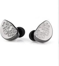 TANGZU Wu HeyDay HiFi fülhallgató - 14,5 mm-es síkmembrános, CNC alumínium ház, leválasztható ezüstözött kábel 3