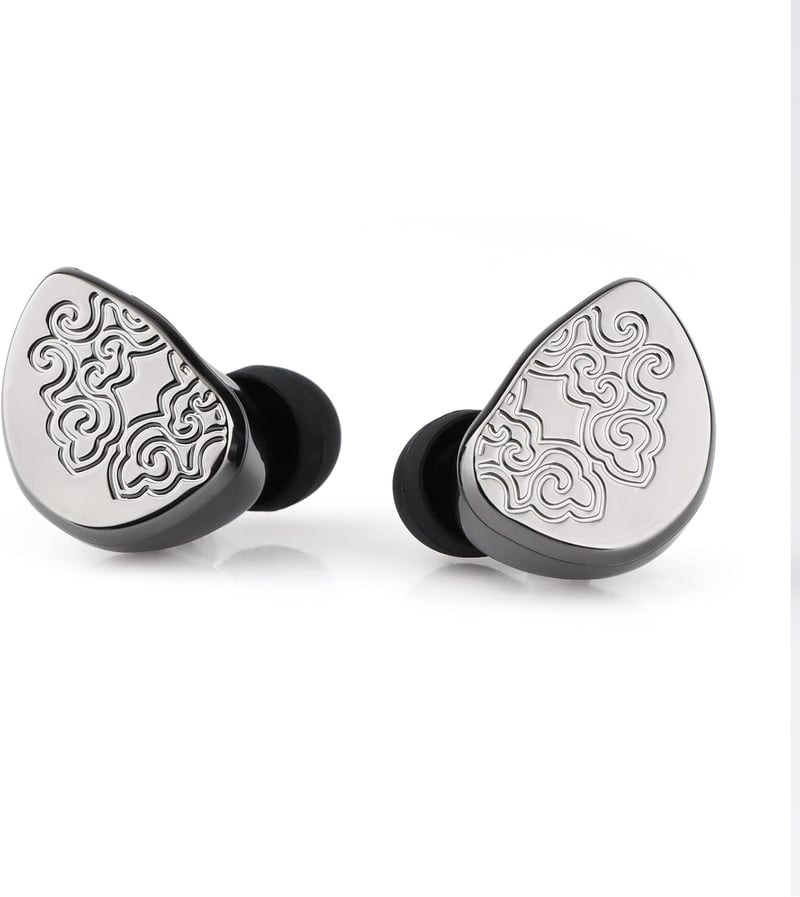 TANGZU Wu HeyDay HiFi fülhallgató - 14,5 mm-es síkmembrános, CNC alumínium ház, leválasztható ezüstözött kábel