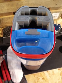 Set mop plat Vileda H2PrO cu găleată, microfibră, sistem de separare a apei curate de cea murdară, gri - utilizat 4