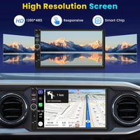 Univerzális 7" Érintőképernyős Autórádió 2 DIN Bluetooth CarPlay Android Tükrözés FM USB Tolatókamerával Kormányvezérléssel 6