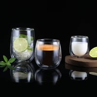 Glastal dupla falú espresso pohár szett - 120ml, 2db, hőálló boroszilikát üveg 5