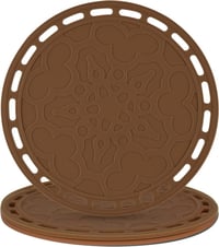 Smithcraft barna szilikon edény- és laptartó szett, 3 db-os, nagy méretű 1