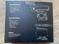 Antimi USB-s LED kerékpárlámpa szett, elöl-hátul, vízálló, 2600mAh 9