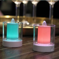 Romantikus LED Hangulatfény Szett - 2 db Lángtalan Gyertya Pároknak 6