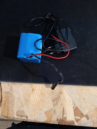 Mspalocell 12,6V 7800mAh litij-ionska baterija s punjačem, solarni panel — bez priključnog kabela i adapterskog utikača (stanje: pogledajte 2. sliku) 2