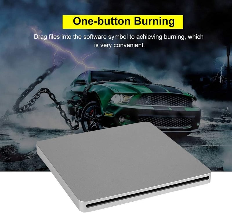 VBESTLiFE Ultravékony Külső CD/DVD Olvasó és Író - USB-C Csatlakozással