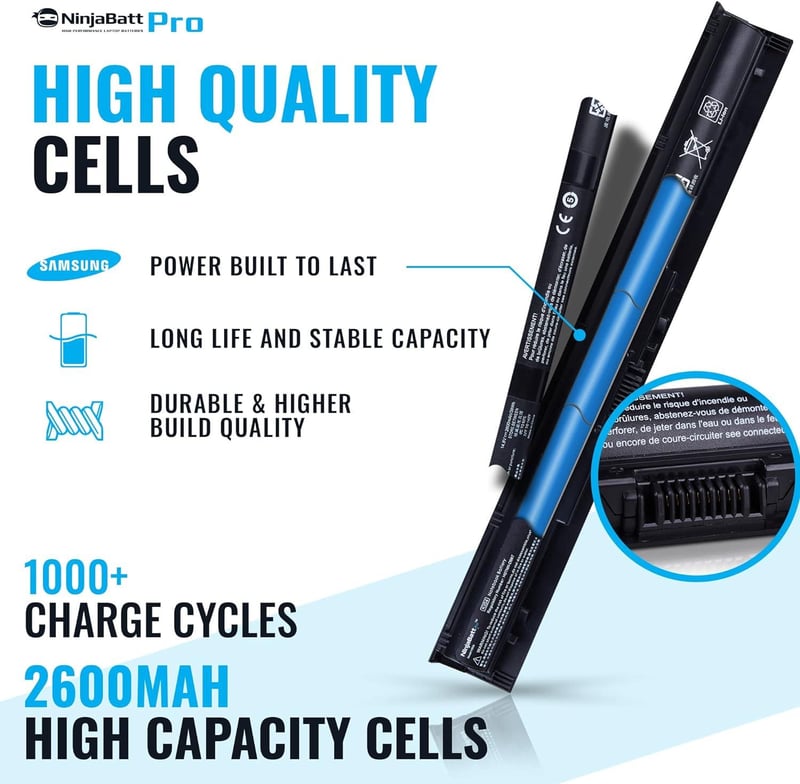 HP Laptop Akkumulátor NinjaBatt Pro 2600mAh - Prémium Cellás