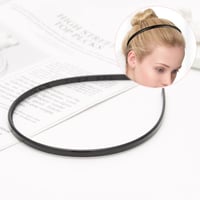 CCLKHY 2 db Hajpánt Műanyag Fogakkal 6mm Széles DIY Fejpánt Szett 10