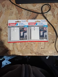 tesa Klebenagel ragasztószeg tapétához és vakolathoz, 2 kg teherbírás, Powerstrips technológia, nyomtalanul eltávolítható, érzékeny — 2 db-os szett 3