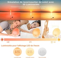 Bawoo Napfelkelte Szimulátor Ébresztőlámpa Gyerekeknek - 2 Ébresztés, 8 Hang, 20 Fény 2