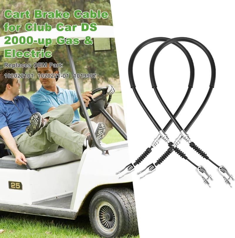 Club Car DS golfkocsi fékkábel szett, 42", 2000-től, benzines és elektromos