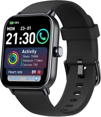 Alexa-s okosóra pulzusmérővel, 110 sportmóddal, IP68 vízálló, Android/iOS 1
