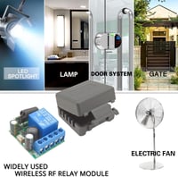 DieseRC 433 MHz távirányítós relé kapcsoló 5V-30V, 5 adóval 3
