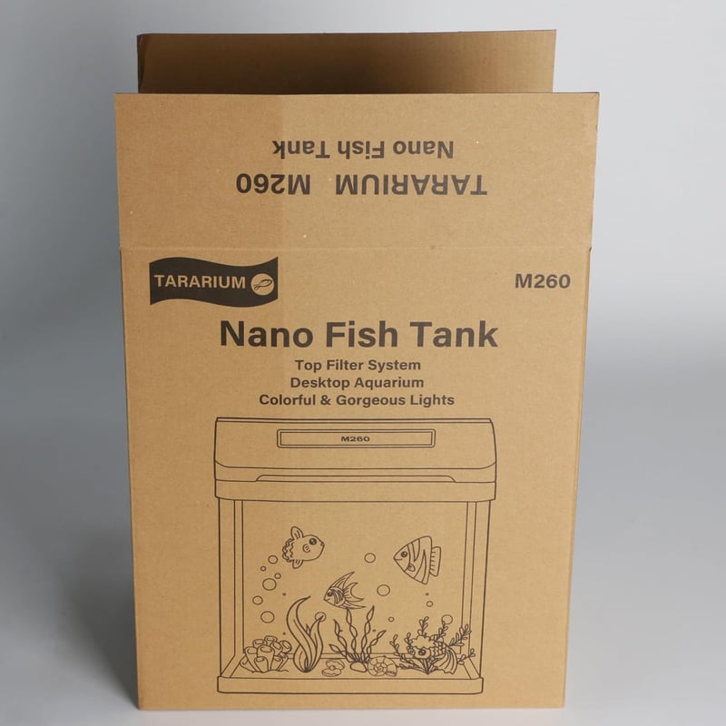 Nano akvárium szett 7,5L - Öntisztító szűrő, LED világítás, Betta halaknak