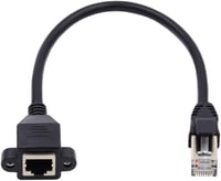 Cat6 Ethernet kábel 90 fokos - RJ45 hálózati hosszabbító, FTP/STP/UTP kompatibilis 4