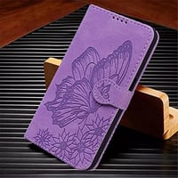 Samsung Galaxy A13 Pillangós Bőrtok Kártyatartóval és Állvánnyal 7