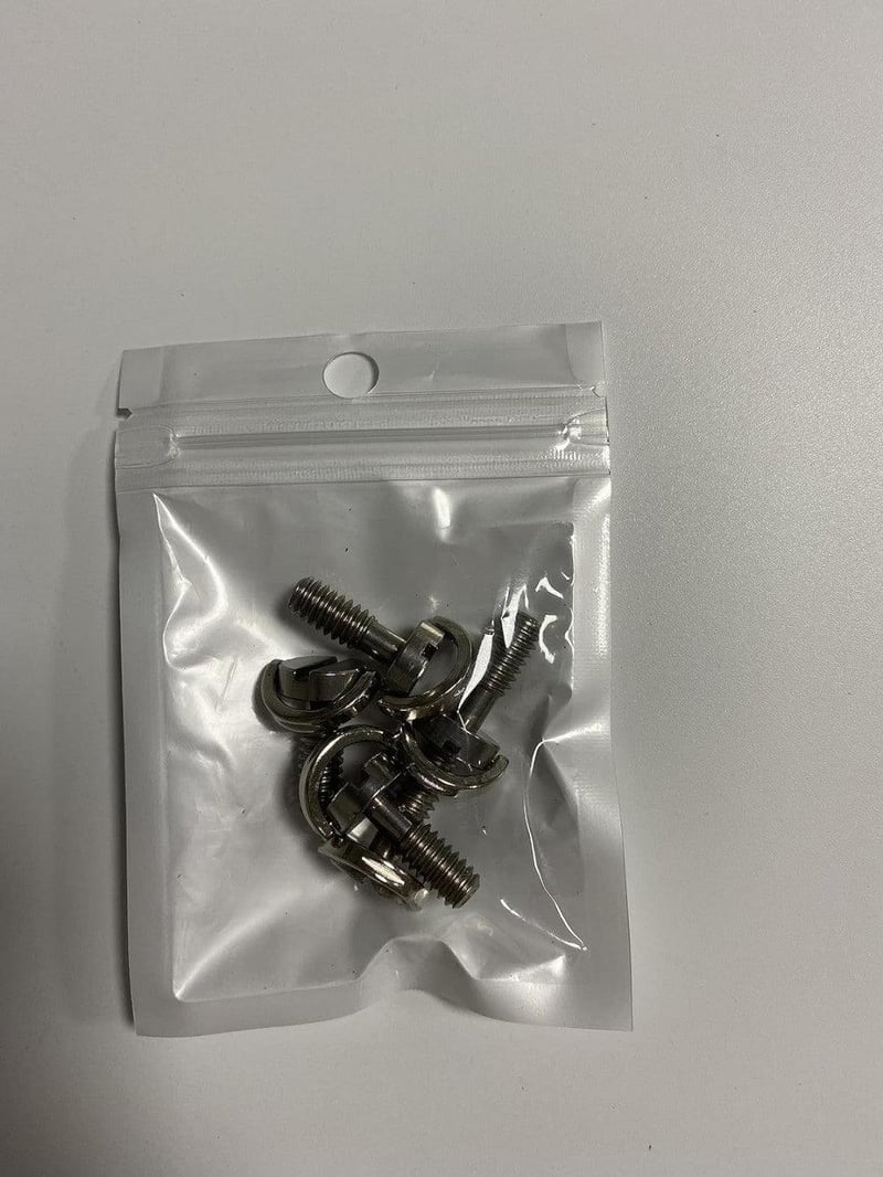 Rozsdamentes 1/4" D-gyűrűs kamera csavar szett, 5 db-os