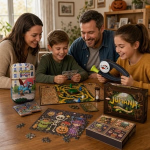 Rodinný herný balíček: Pokémon karty + Jumanji + Bop It + 36-dielne puzzle