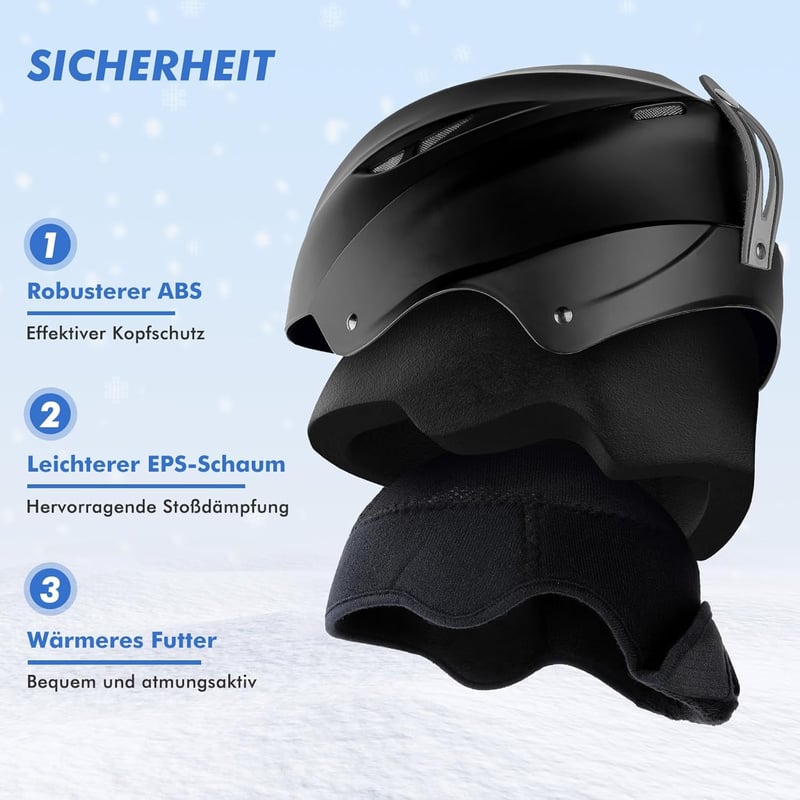 Sí- és snowboard sisak felnőtteknek, állítható L-es méret, ABS védelem, szellőzőrendszer
